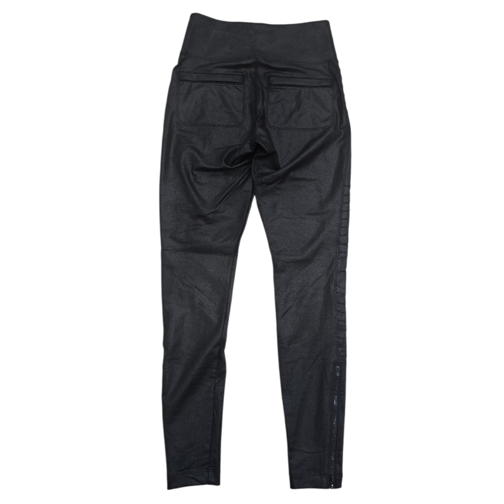 NEW Athleta Womens Delancey Gleam Moto Tight Leggings Faux Leather - Picture 12 of 15
